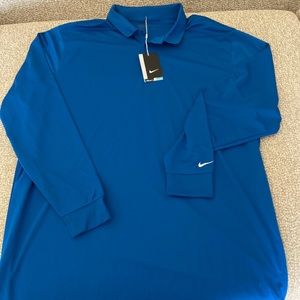 NWT Nike Golf long sleeve blue